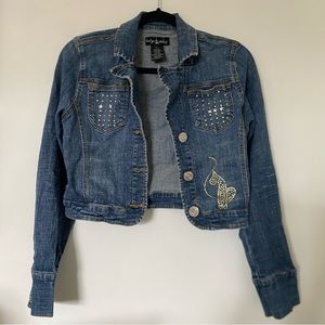 Cropper Baby Phat Jean Jacket